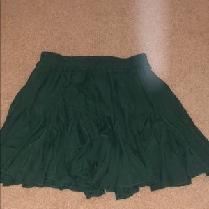 green skirt